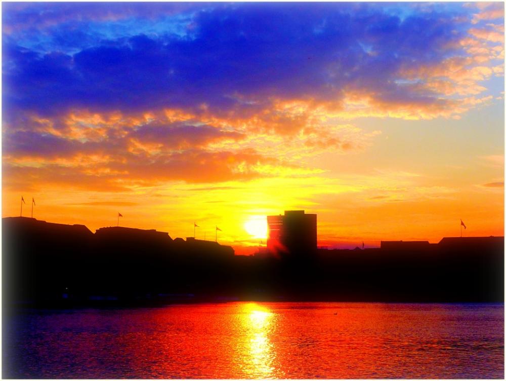 Sunset Alster Hamburg Sunset Alster Hamburg