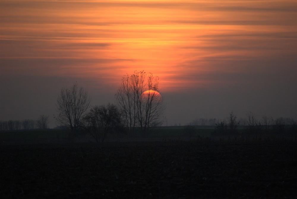 Sunset Lights In The Evening Sky Clump Sunset Lights In The Evening Sky Clump