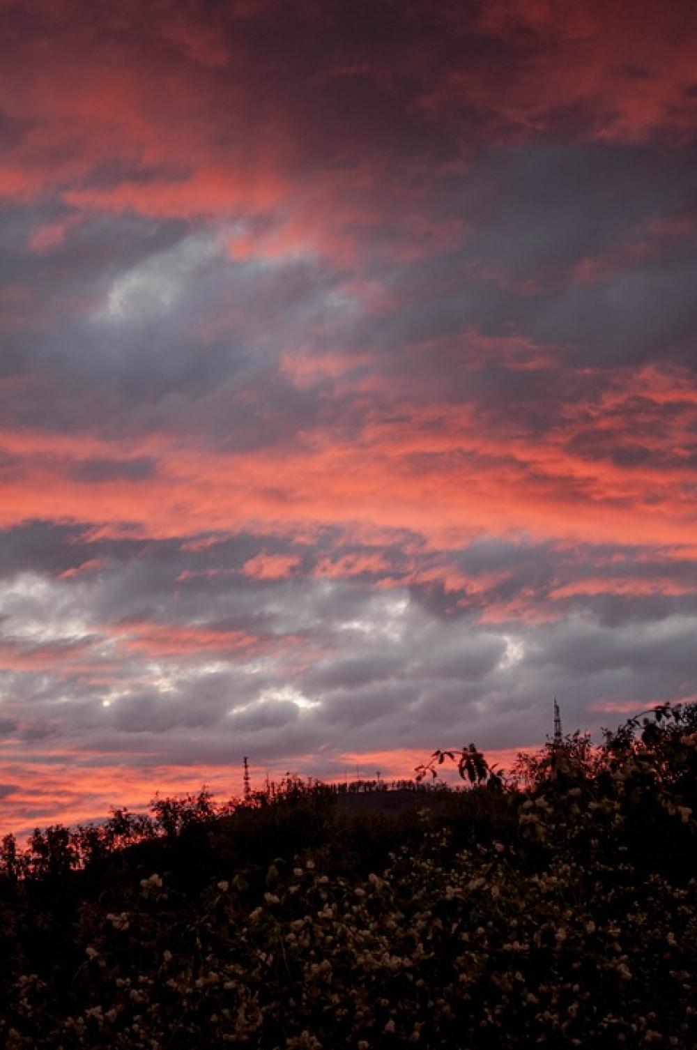 Sunset Clouds Red Sky Evening Summer Sun Sunset Clouds Red Sky Evening Summer Sun