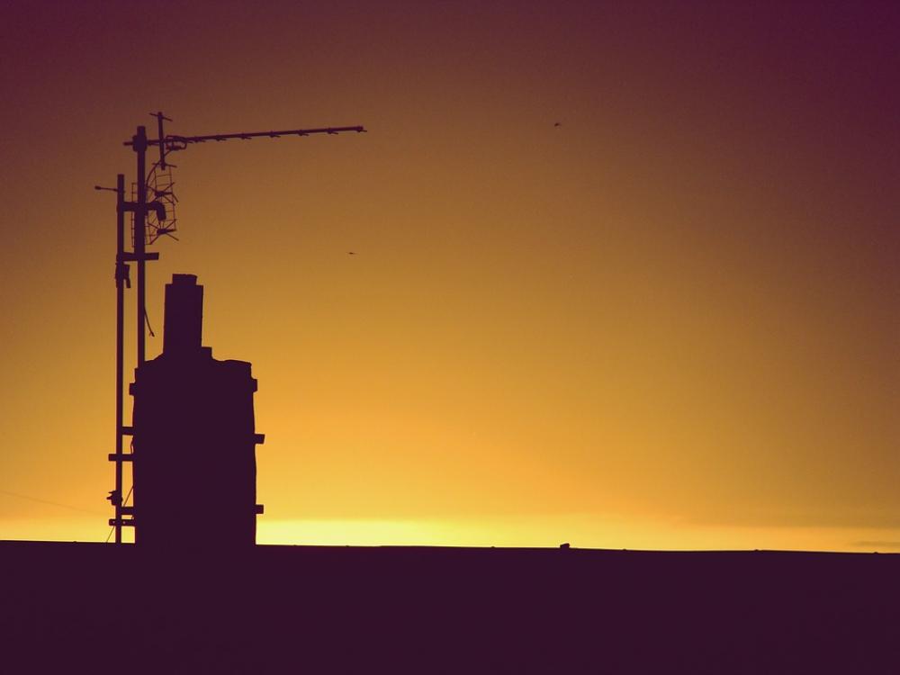 Sunset West Chimney Evening The Sun Light Summer Sunset West Chimney Evening The Sun Light Summer