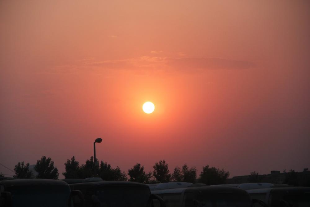 Sunset Red Street Sunset Red Street