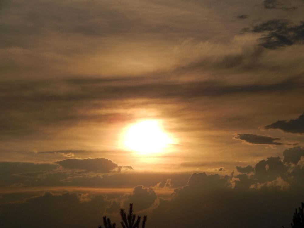 Sunset The Sun Sky Light Clouds West Sunset The Sun Sky Light Clouds West