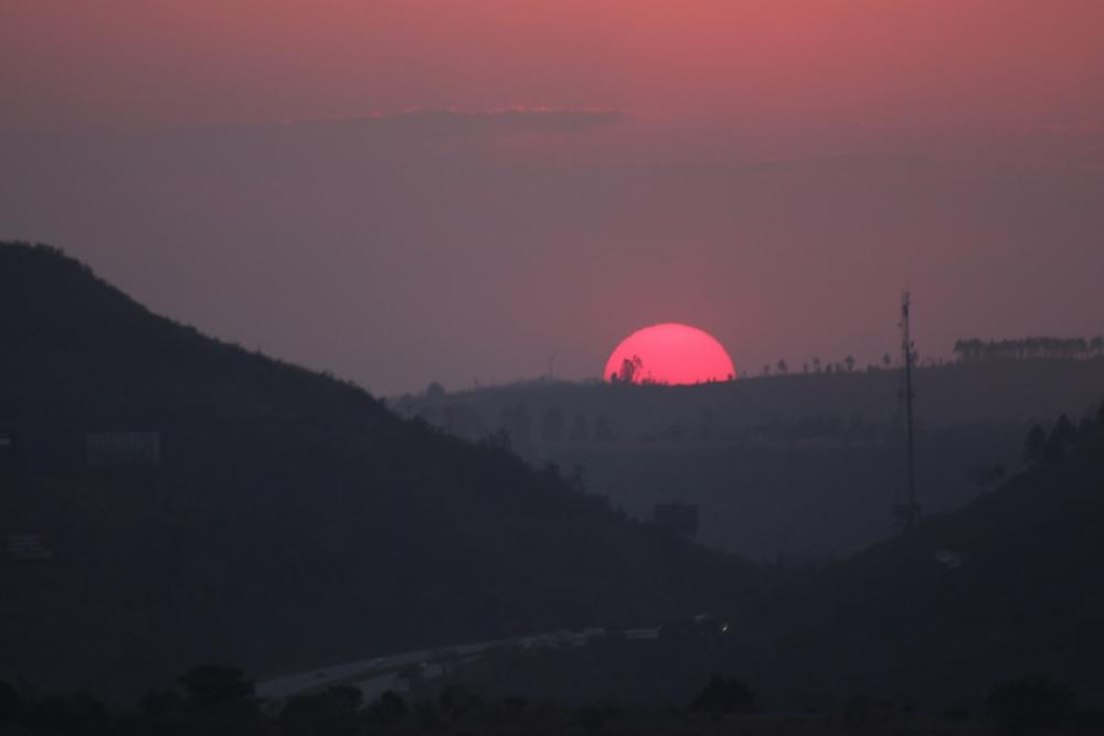 Sunset Mountains Nature Landscape Sunset Mountains Nature Landscape