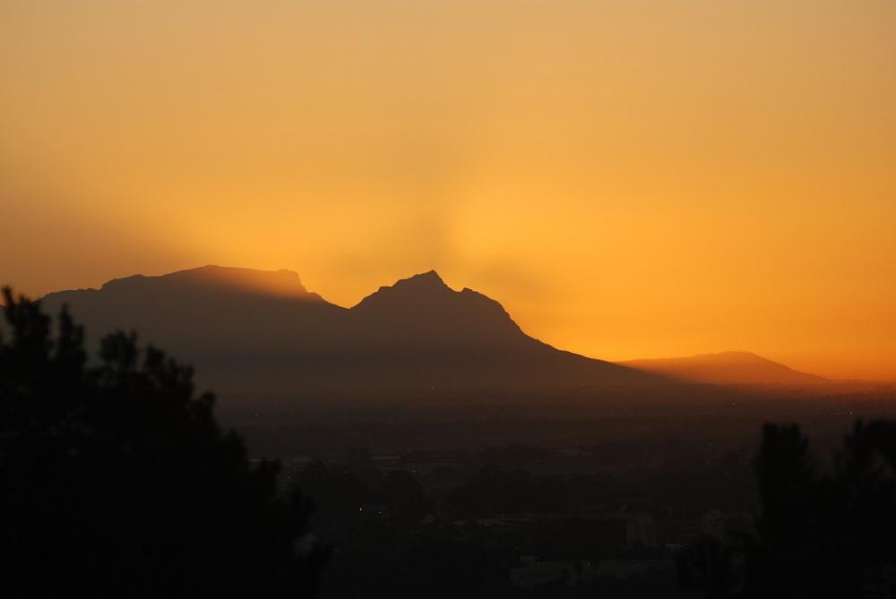 Sunset Mountain Afterglow Sun Orage Sunset Mountain Afterglow Sun Orage