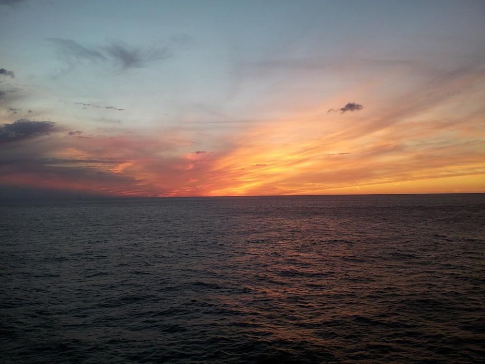 Sunset Ocean Sea Sky Horizon Evening Seascape Sunset Ocean Sea Sky Horizon Evening Seascape