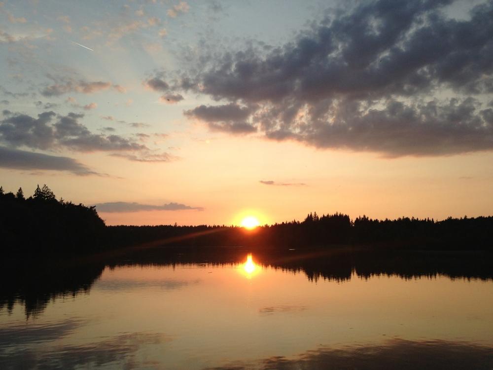 Sunset Pond Summer Sunset Sunset Pond Summer Sunset