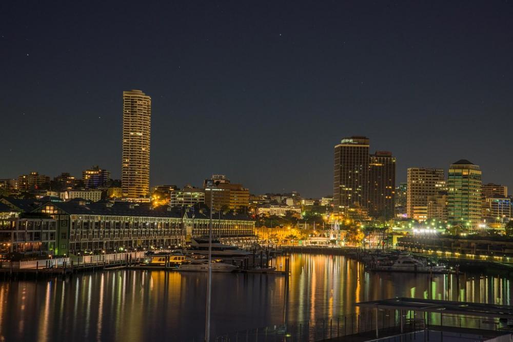 Sydney Australia Sydney Harbour Pre-Dawn Skyline Sydney Australia Sydney Harbour Pre-Dawn Skyline