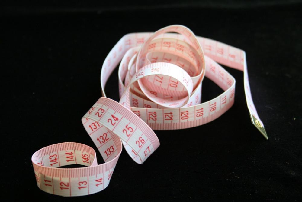 Tape Measuring Red White Centimeters Background Tape Measuring Red White Centimeters Background