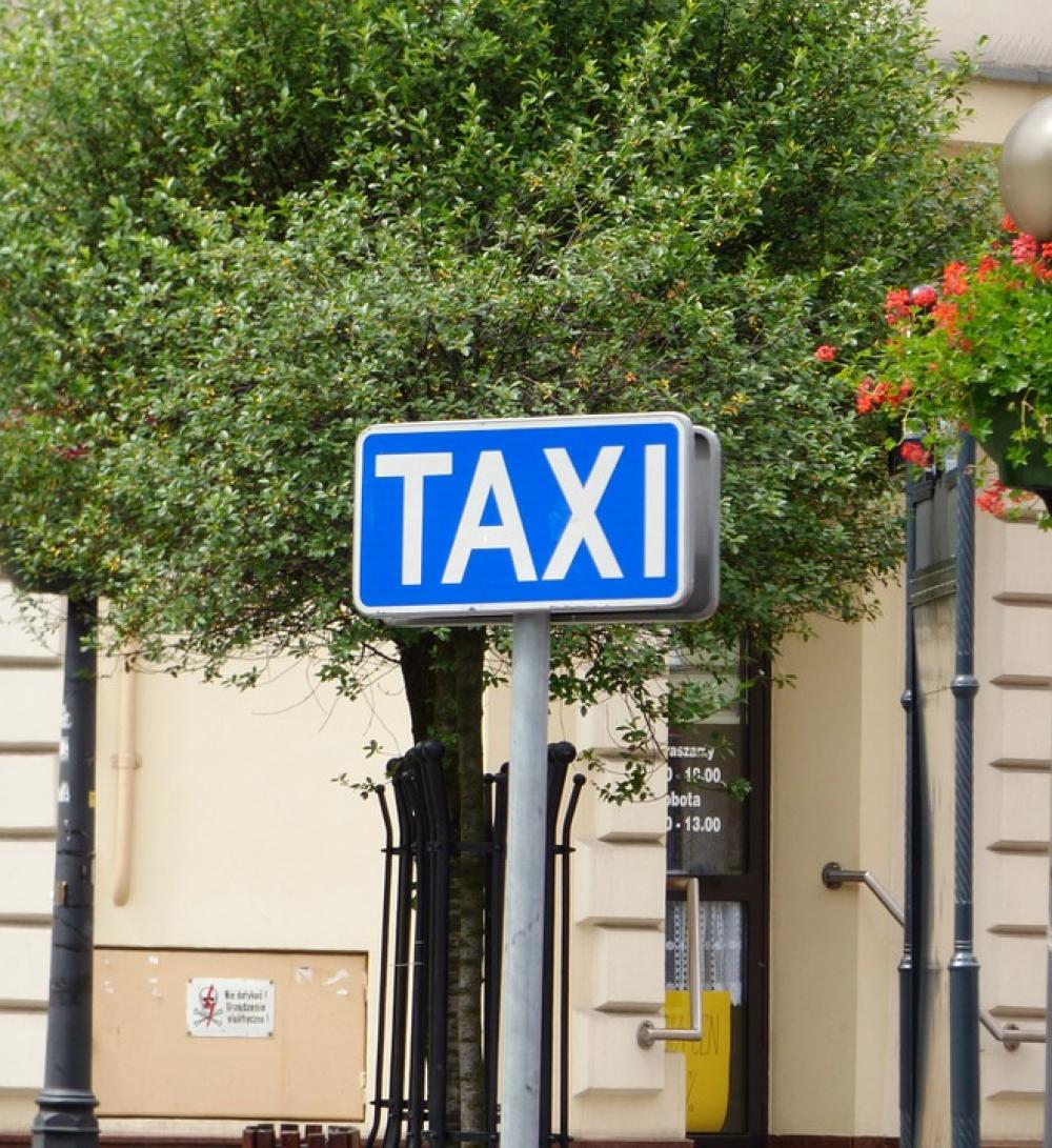 Taxi Information Designation Of The Road Sign Taxi Information Designation Of The Road Sign