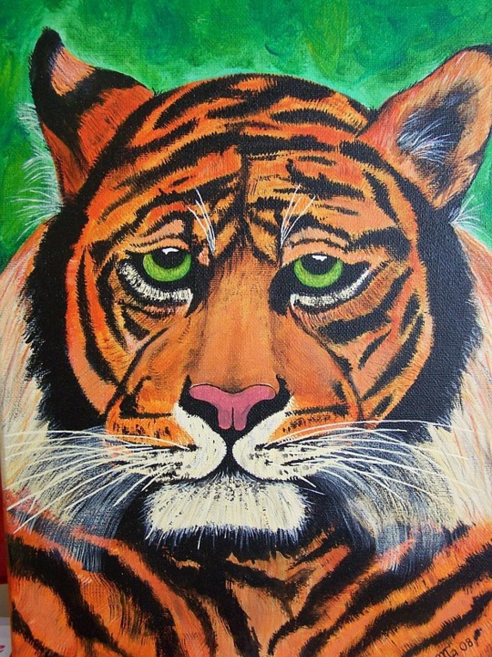 Tiger Wild Painted Tiger Wild Painted