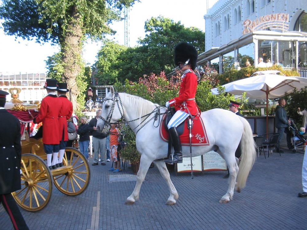 Tivoli Copenhagen Denmark Horses Riders House Tivoli Copenhagen Denmark Horses Riders House