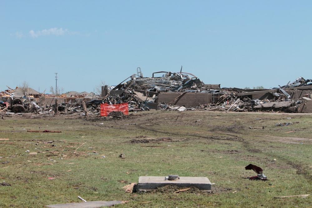 Tornado Destruction Moore Oklahoma Briarwood School Tornado Destruction Moore Oklahoma Briarwood School