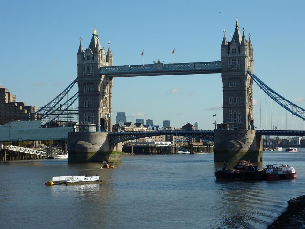 Tower Bridge London River Thames Uk England Tower Bridge London River Thames Uk England