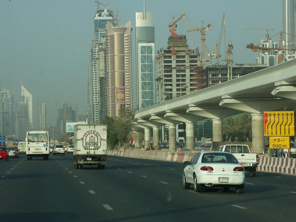 Traffic Road Dubai Uae U A E Autos Vehicles Traffic Road Dubai Uae U A E Autos Vehicles