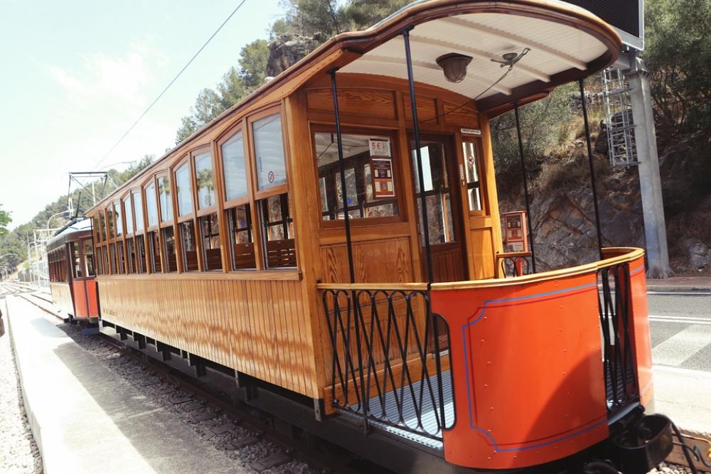 Tramp Train Wagons Vehicle Public Transport Wooden Tramp Train Wagons Vehicle Public Transport Wooden