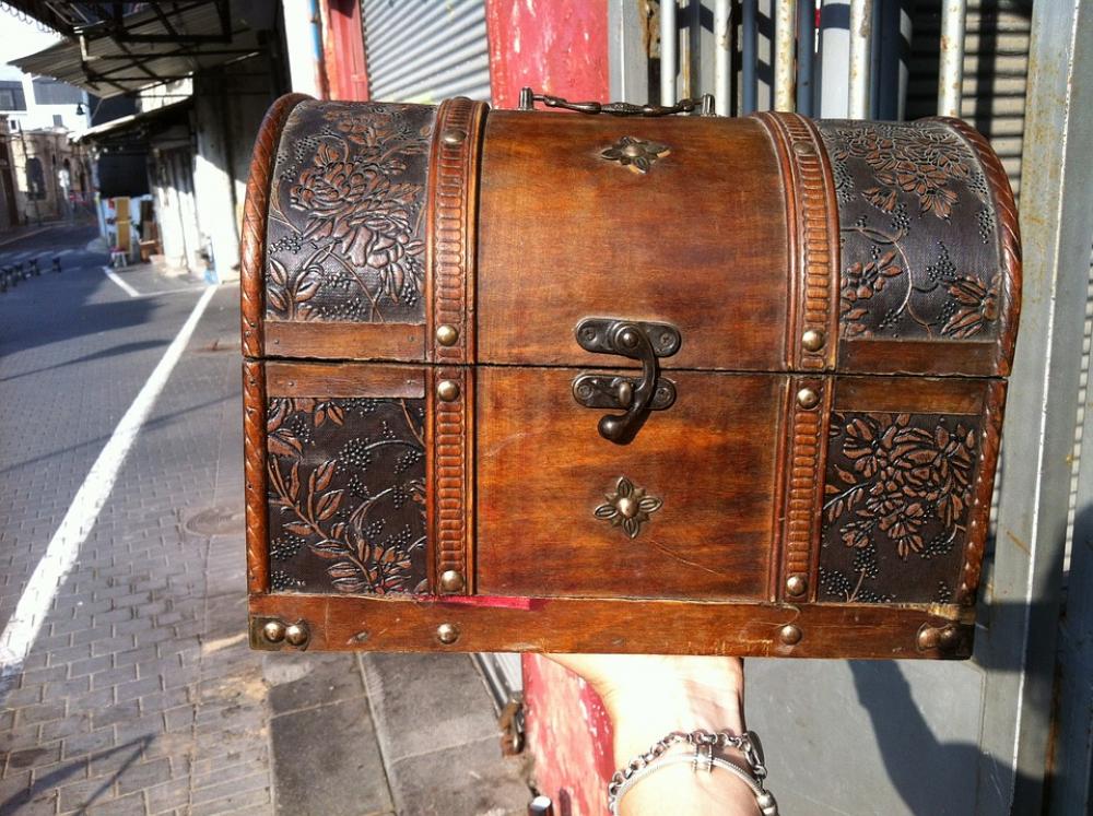 Treasure Box Jewel Case Casket Old Box Wood Treasure Box Jewel Case Casket Old Box Wood