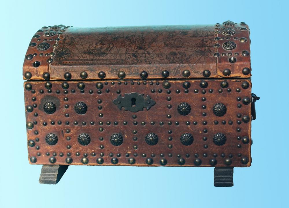 Treasure Chest Chest Box Decoration Isolated Treasure Chest Chest Box Decoration Isolated