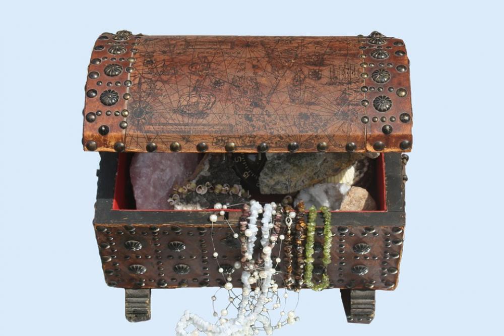 Treasure Chest Chest Gems Box Open Decoration Treasure Chest Chest Gems Box Open Decoration