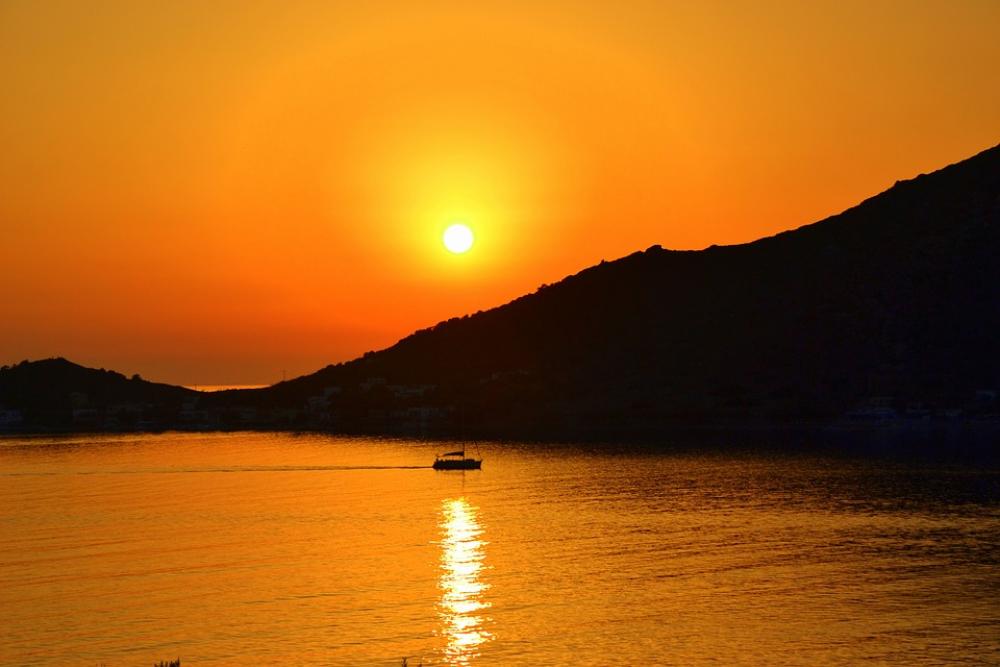 Twilight Kalymnos Evening Sea Greece Islands Twilight Kalymnos Evening Sea Greece Islands