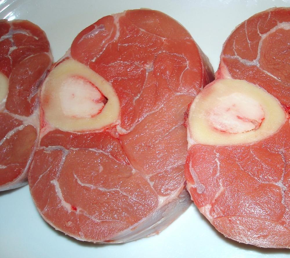Veal Shank Meat Veal Steakes Haxe Raw Uncooked Veal Shank Meat Veal Steakes Haxe Raw Uncooked