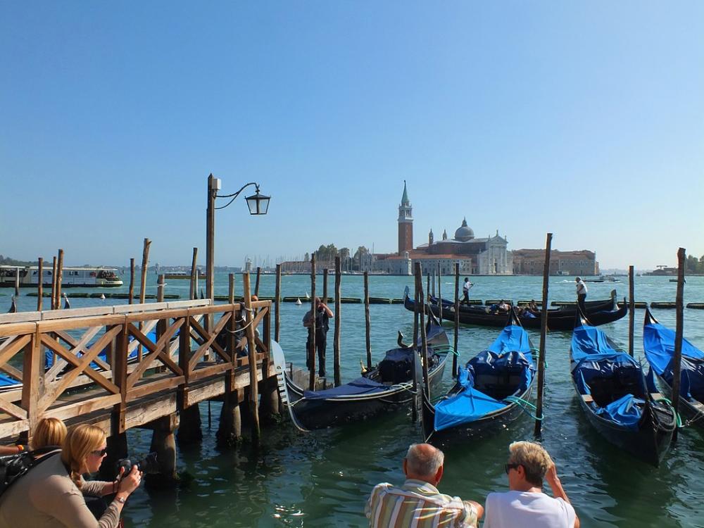 Venice Italy Gondolas Cathedral Venice Italy Gondolas Cathedral
