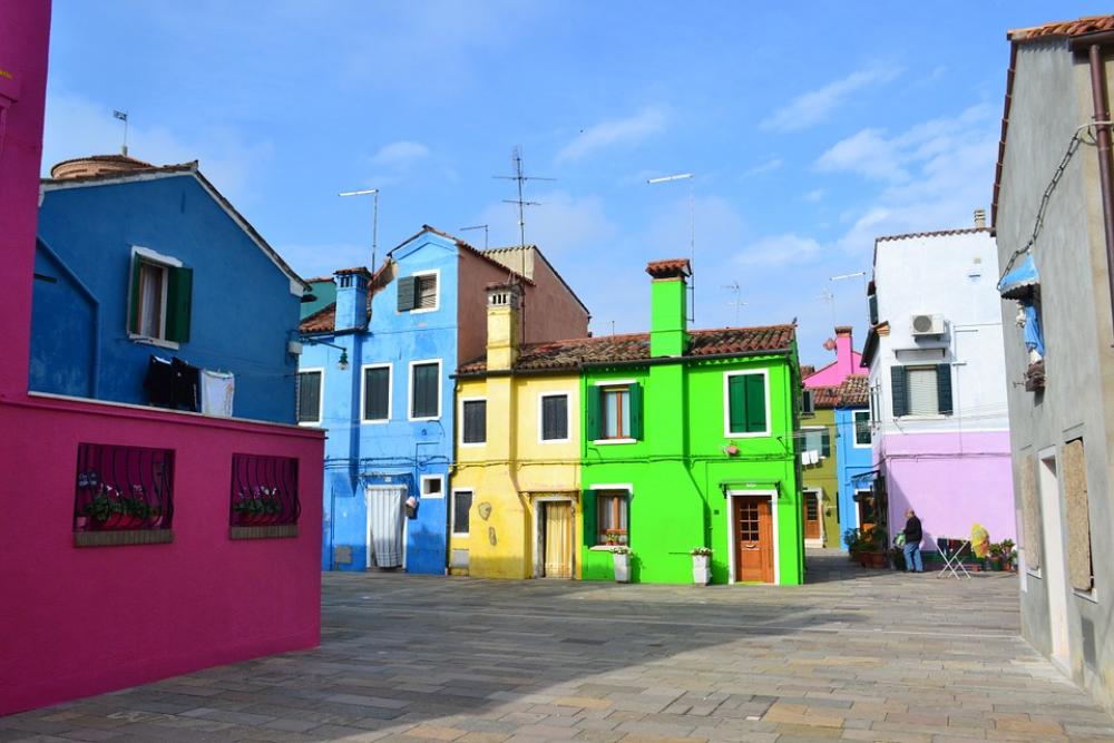 Venice Burano Island Italy Burano Colors Venice Burano Island Italy Burano Colors