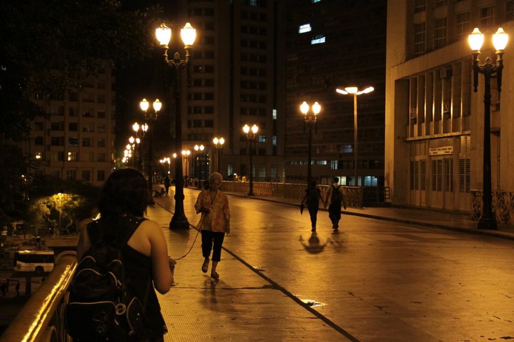 Viaduto Santa Efigênia São Paulo Night Viaduto Santa Efigênia São Paulo Night