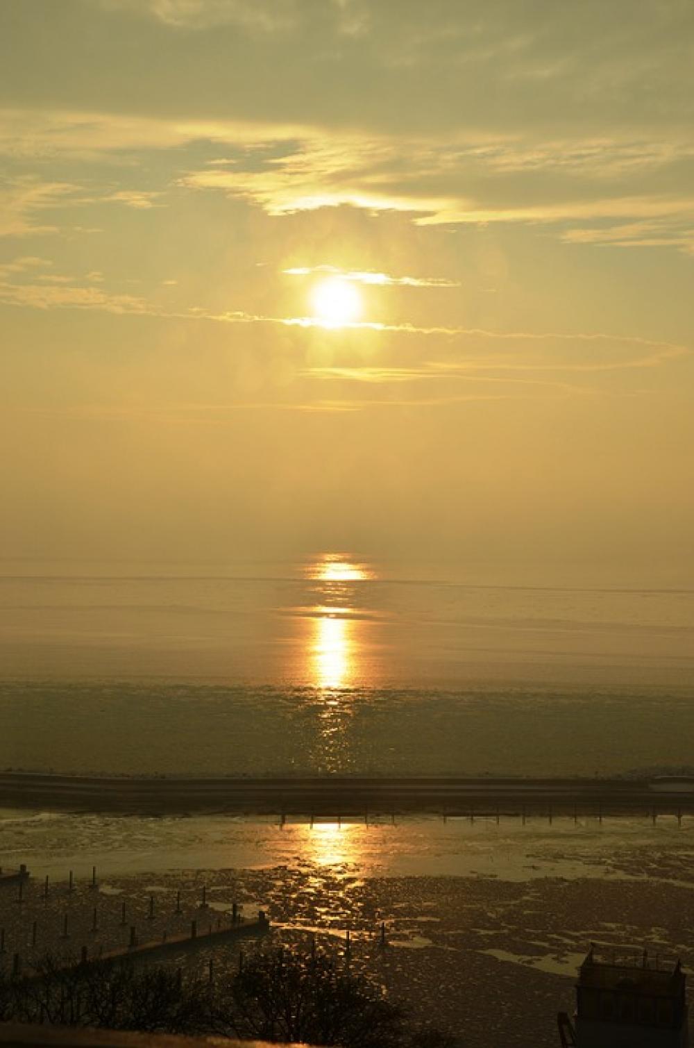 Wadden Sea Ebb Sun Sunset Baltic Sea Rügen Wadden Sea Ebb Sun Sunset Baltic Sea Rügen