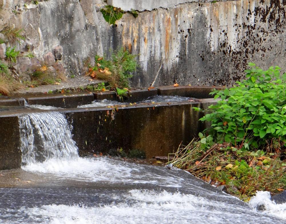 Waterfall Water Splash Source Bach Water Surface Waterfall Water Splash Source Bach Water Surface