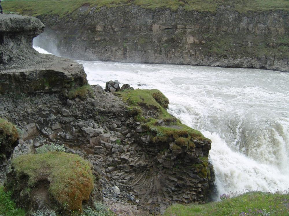 Waterfall Iceland Nature Force Of Nature Rock Waterfall Iceland Nature Force Of Nature Rock