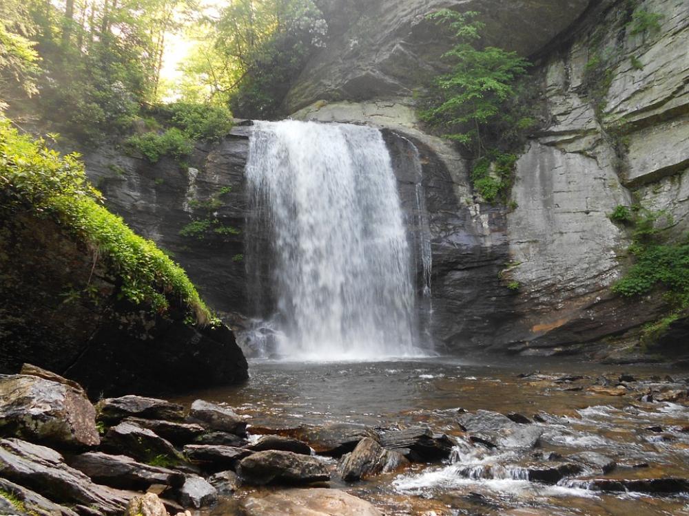 Waterfall Moss Rock Water Nature Fresh Travel Waterfall Moss Rock Water Nature Fresh Travel