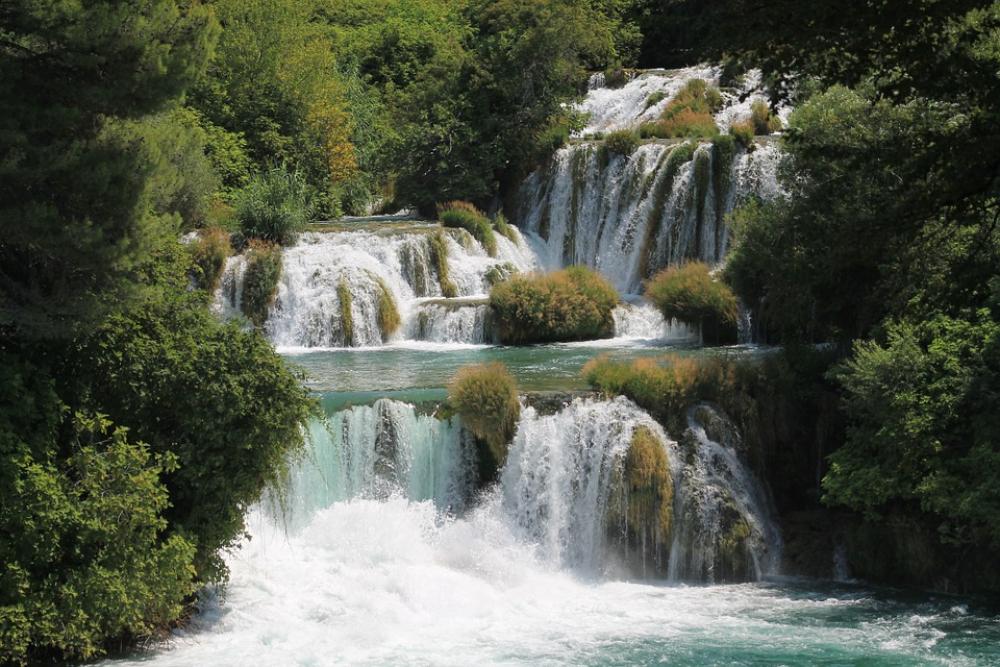 Waterfall Croatia Krka Waterfall Croatia Krka