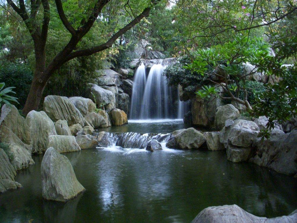 Waterfall Chinese Garden Australia Tourism Waterfall Chinese Garden Australia Tourism