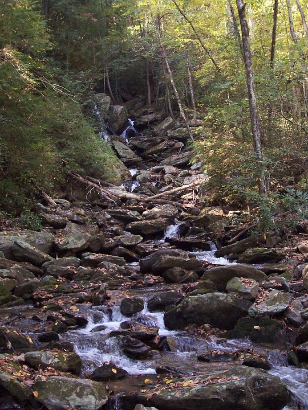 Waterfall North Carolina Nature Stream Forest Waterfall North Carolina Nature Stream Forest