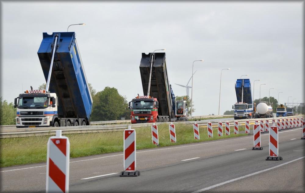 Way Work Transportation Trucks Cars Road Repair Way Work Transportation Trucks Cars Road Repair