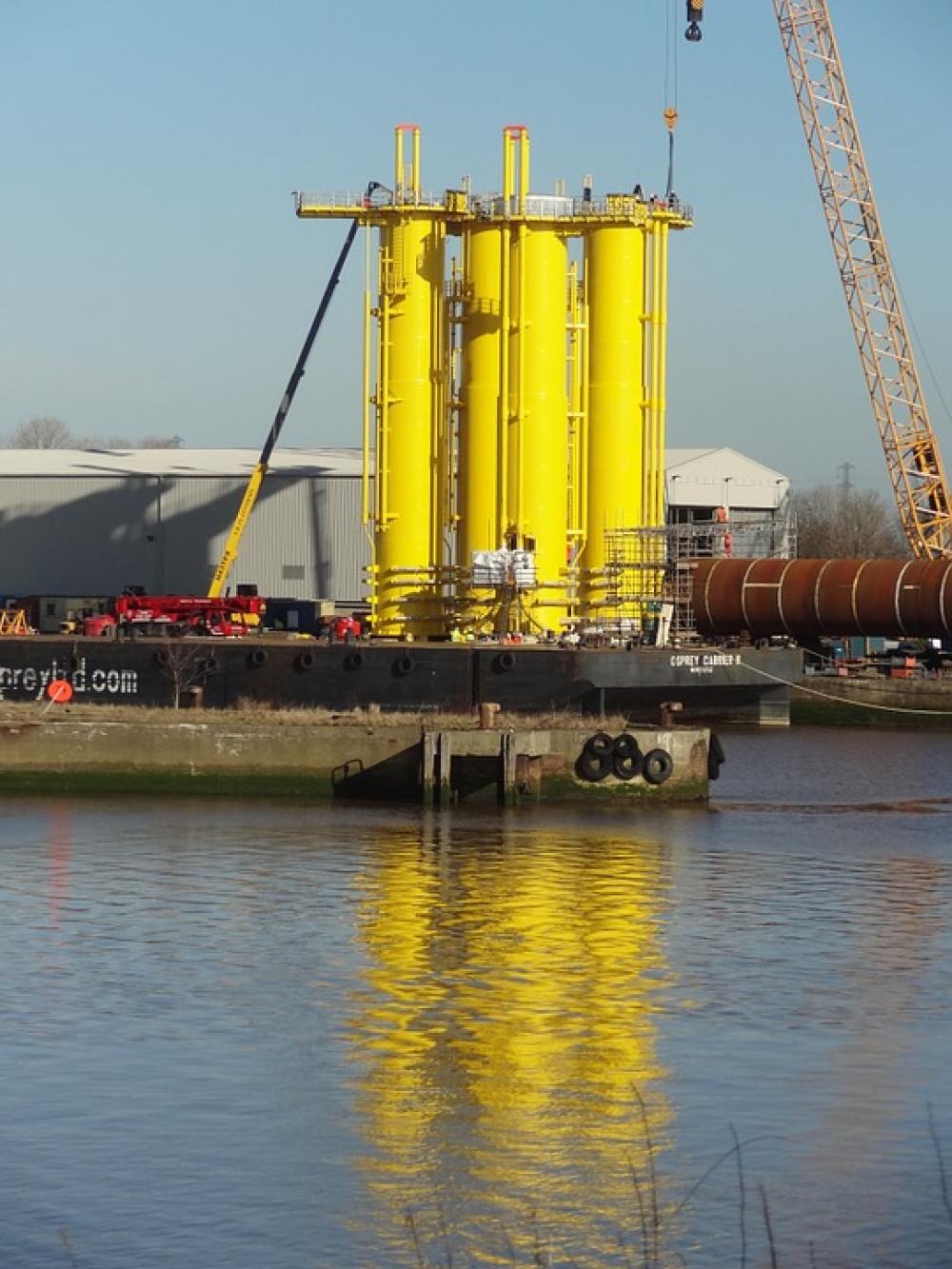 Wind Turbine Construction Wind Turbines River Wind Turbine Construction Wind Turbines River