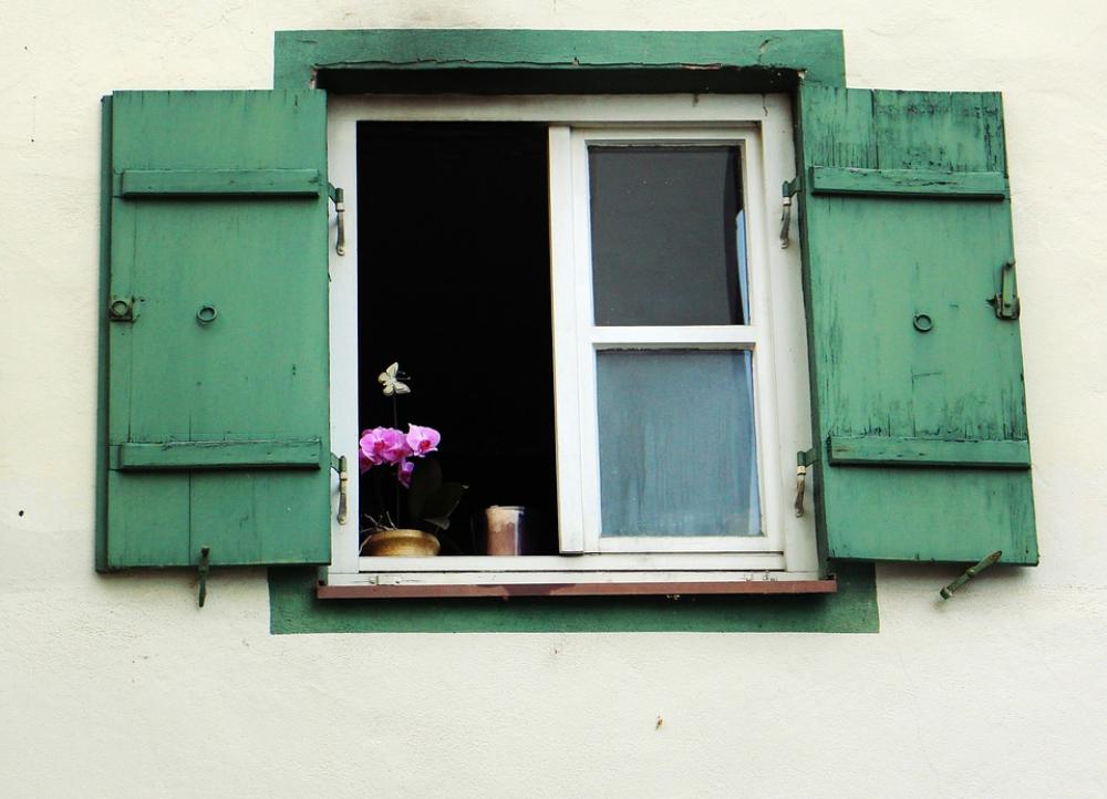 Window Shutter Wood Old Flower Facade Idyll Window Shutter Wood Old Flower Facade Idyll