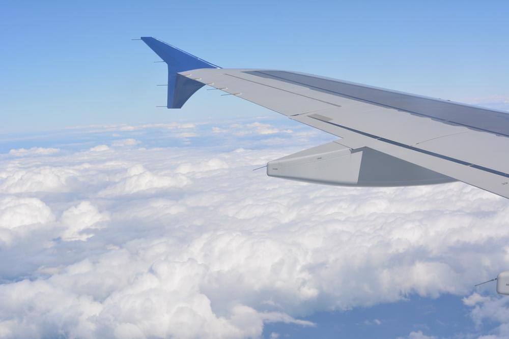 Wing Plane Sky Aerial Fly Clouds Travel Wing Plane Sky Aerial Fly Clouds Travel