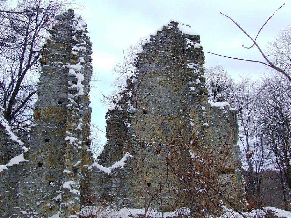 Winter Forest Nature Monastery Snow Rom Winter Forest Nature Monastery Snow Rom