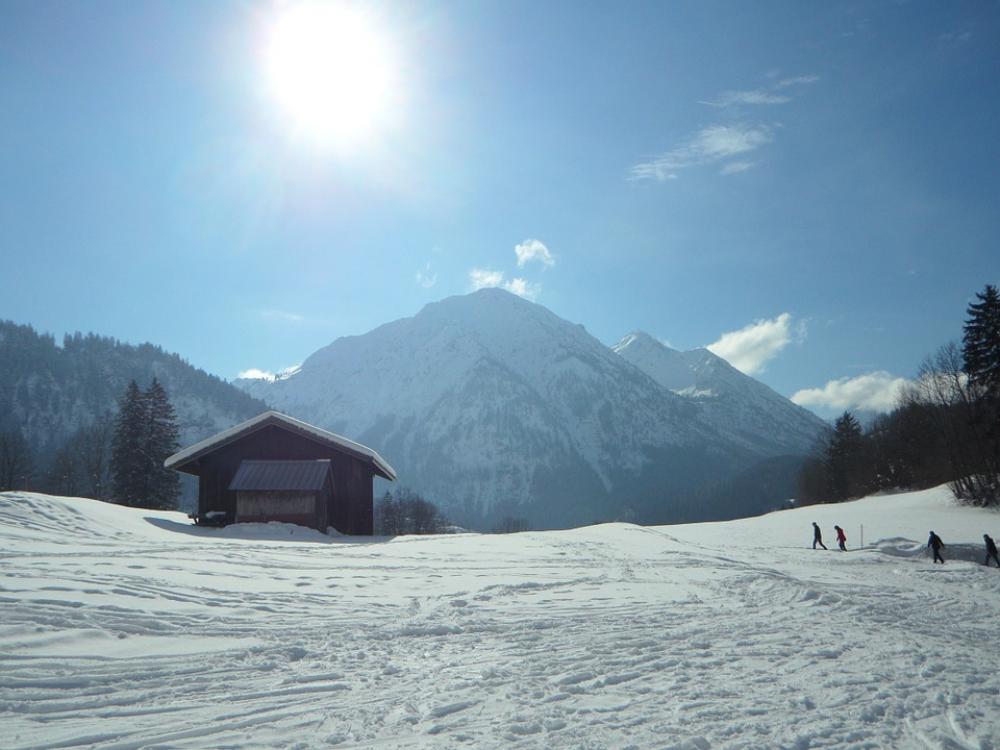Wintry Backlighting Winter Snow Allgäu Mountains Wintry Backlighting Winter Snow Allgäu Mountains