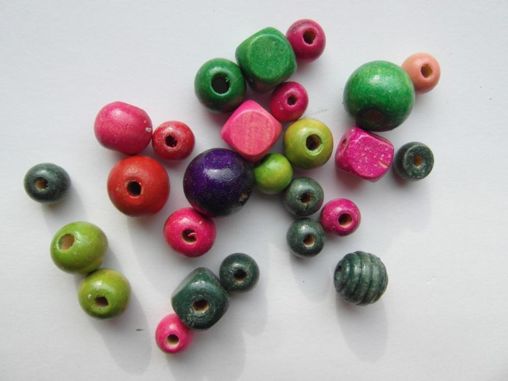 Wood Beads Colorful Color Round Wood Jewelry Wood Beads Colorful Color Round Wood Jewelry