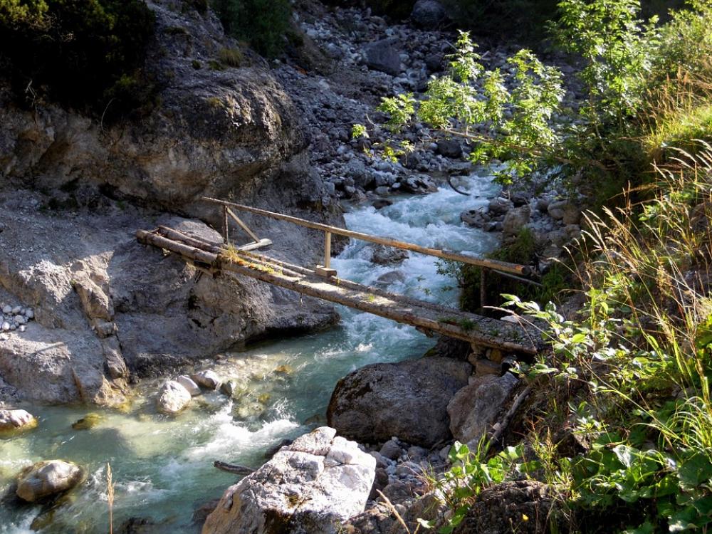 Wooden Bridge Web White Water River Bach Wooden Bridge Web White Water River Bach