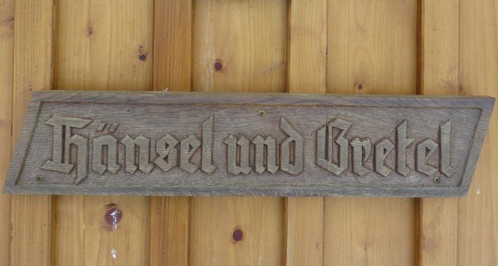 Wooden Sign Fairy Tales Hansel And Gretel Wooden Sign Fairy Tales Hansel And Gretel