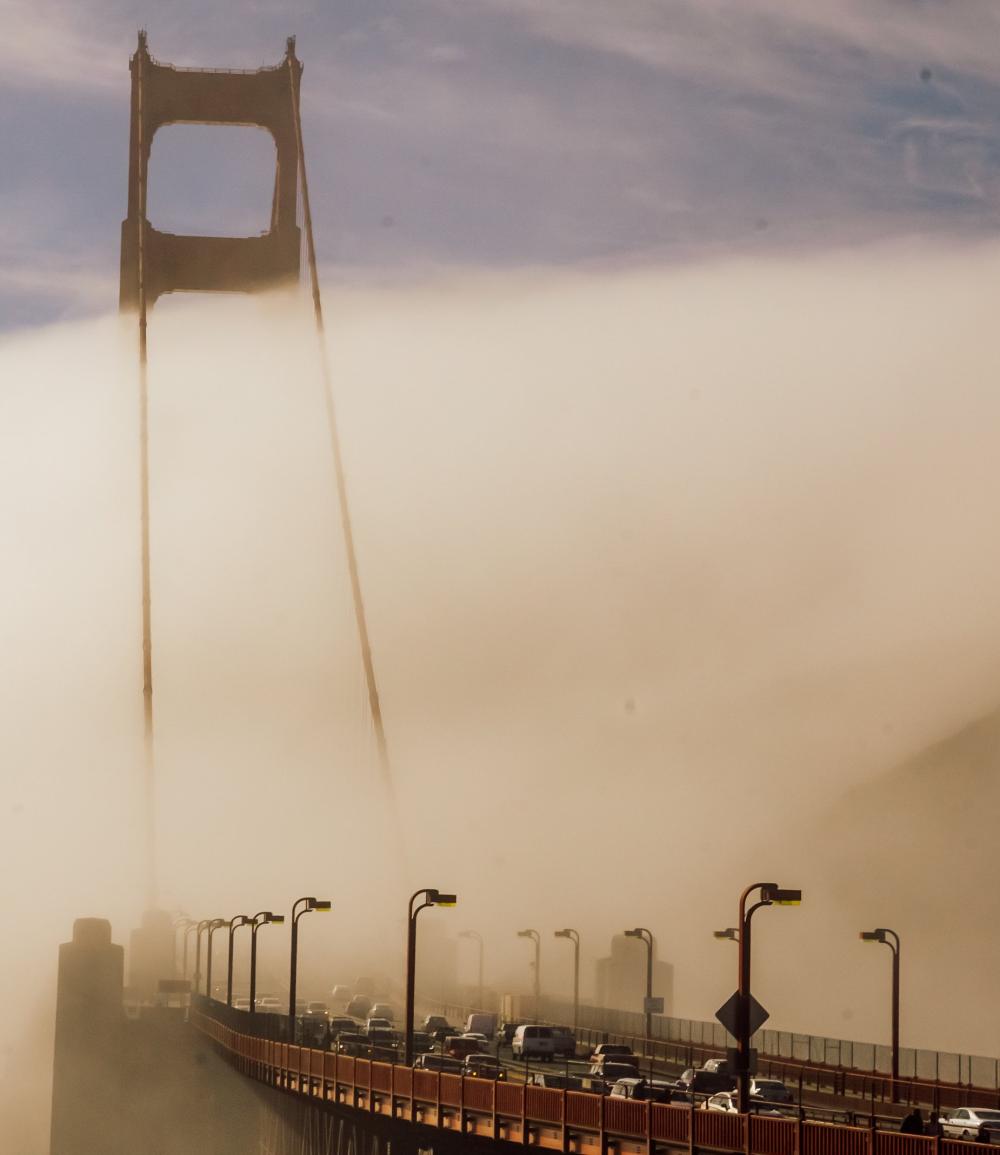 A Foggy Golden Gate Photo A Foggy Golden Gate Photo