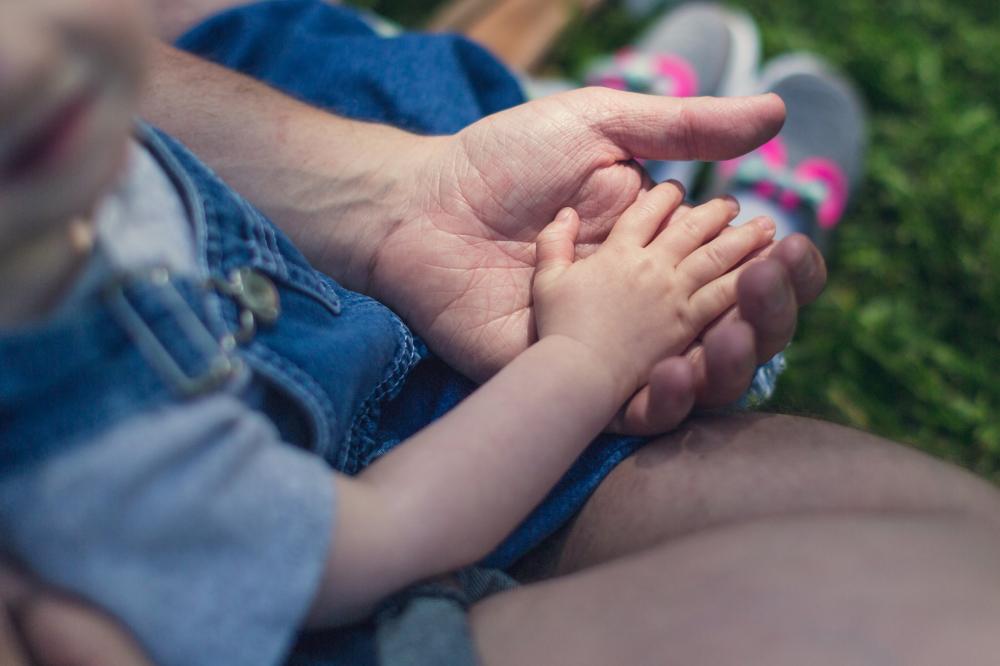 Baby And Father Hands Photo Baby And Father Hands Photo