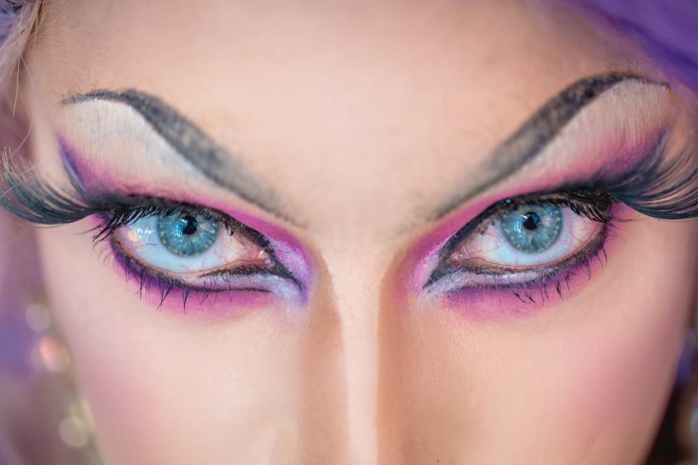 Drag Queen Eyes Very Close Up Photo Drag Queen Eyes Very Close Up Photo