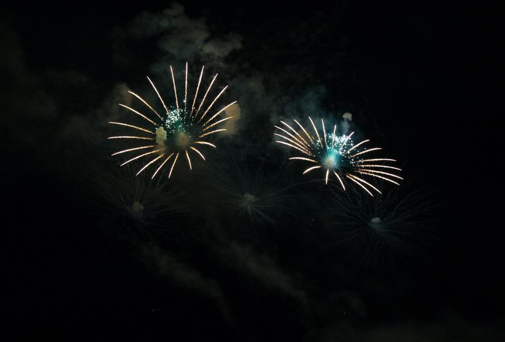 Fireworks In Night Sky Photo Fireworks In Night Sky Photo