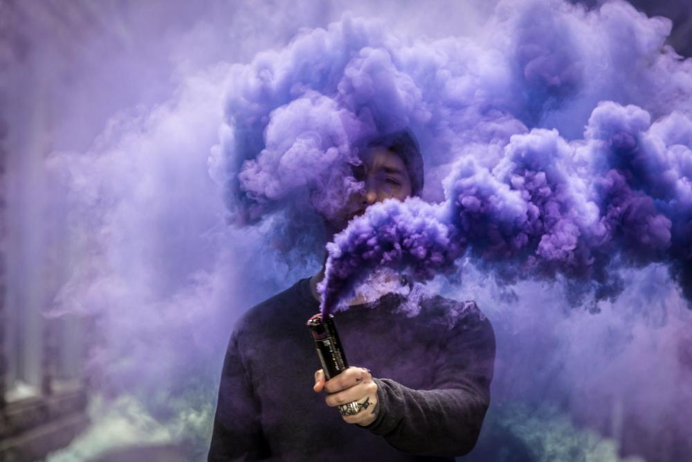 Holding Smoke Photo Holding Smoke Photo