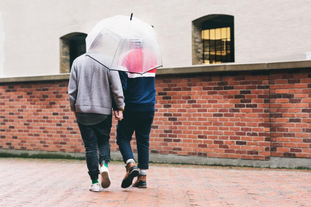 Male Couple Walking Photo Male Couple Walking Photo