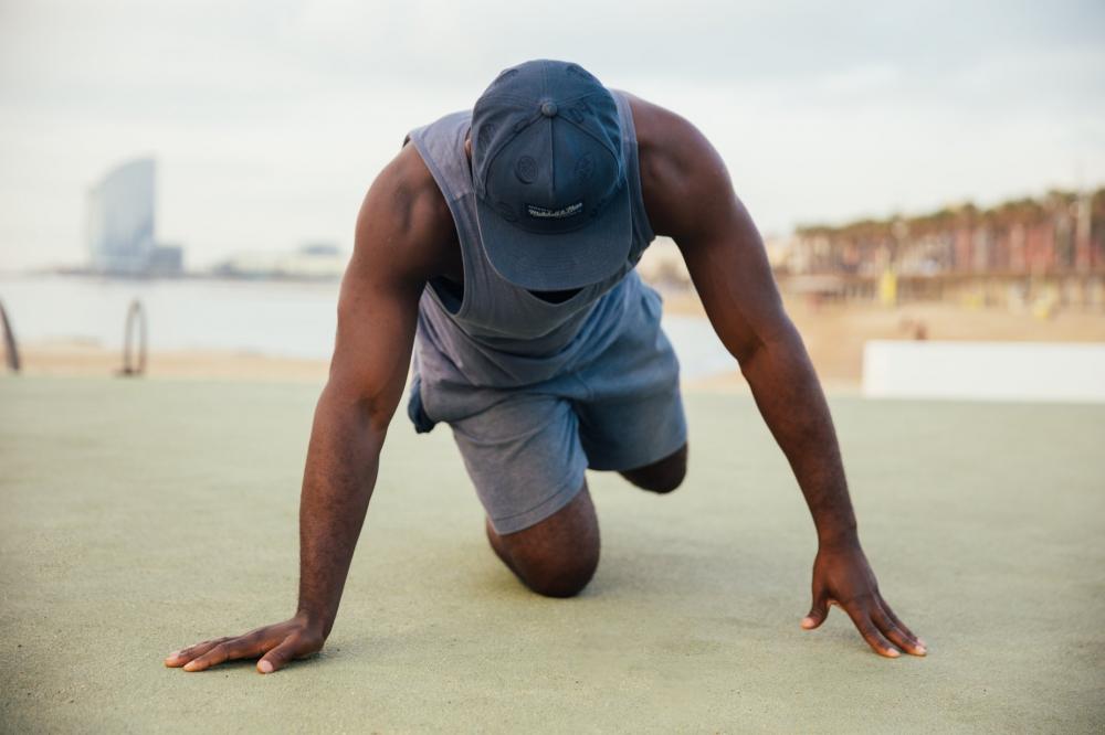 Man Stretching Photo Man Stretching Photo